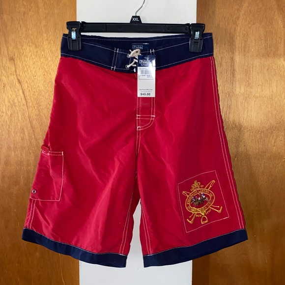 🐎❤️🤍💙🐎NWT Polo Ralph Lauren Co. Swim Trunks - Picture 1 of 11